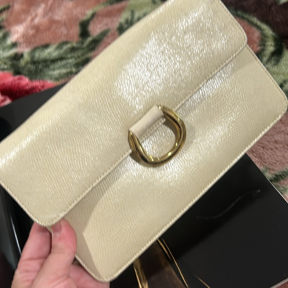 GIVENCHY beige leather mini Authentic  bag vintage
